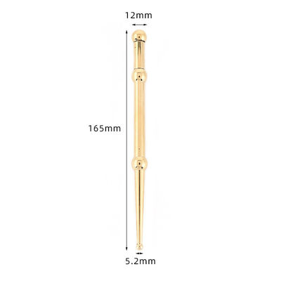 Massage Tools Gold/Silver Double Head Pen Copper Ear and Body Point Probe Acupoint Brass Search Facial Reflexology Pen