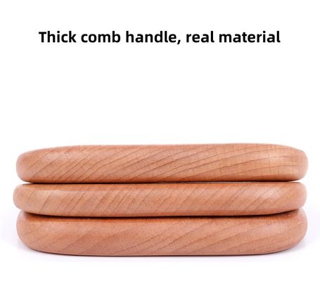 Natural Beech Gua Sha Scalp Massage Comb Muscle Massage Head Relax Massager for Hair Care Salon Beauty Treatment 2024