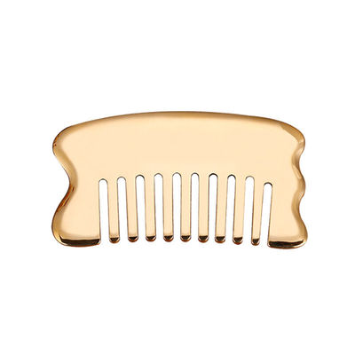 Gold Body Muscles Gua Sha Board Tool for Scalp Massage Comb Guasha Stone Head Massager Hair Health Care Salon Beauty Tool