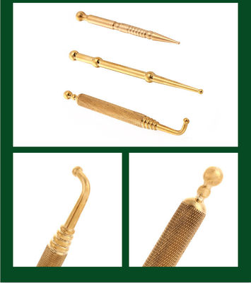 Massage Tools Acupuncture Therapy Tool for Brass Copper Manual Reflexology Pen Body Health Care Therapy Tissue Massage