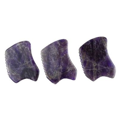 Best Seller Amethyst Crystal Gua Sha Scraping Board Must-Have for Skin Care Beauty Salon Tool