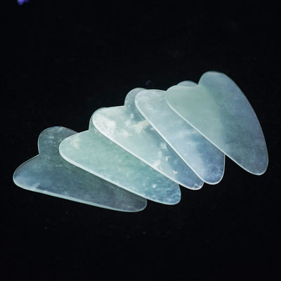 Facial Cleansing Thin Xiuyan Jade Gua Sha Board Guasha Face Body Massage Tool For Full-body Muscle Massage in Beauty Salon