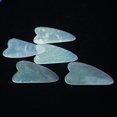 Facial Cleansing Thin Xiuyan Jade Gua Sha Board Guasha Face Body Massage Tool For Full-body Muscle Massage in Beauty Salon
