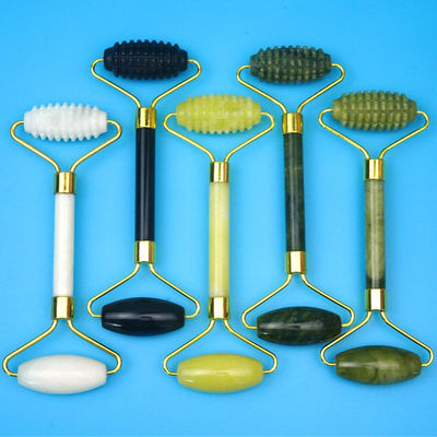 Body Muscles Natural Jade Stone Gua Sha Scraping Board Guasha Face Roller Gift Box Three-piece Set Spa Massage Tool Skin Care Facial Beauty