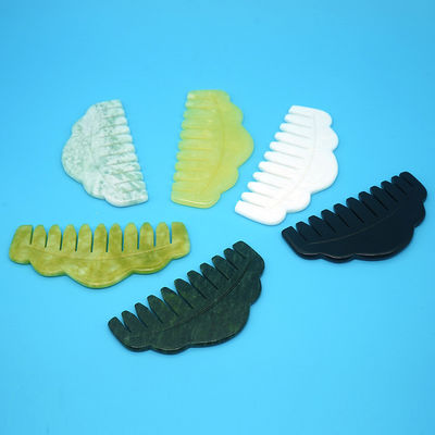 Body Muscles Health Care 2024 Natural Xiuyan Jade Gua Sha Scalp Massage Comb for Dredging Meridians and Beautifying Skin