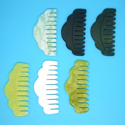 Body Muscles Health Care 2024 Natural Xiuyan Jade Gua Sha Scalp Massage Comb for Dredging Meridians and Beautifying Skin