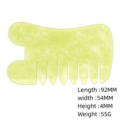 Experience the Benefits of Natural Xiuyan Jade Massage Comb for Nourishing Massage