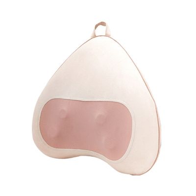Physical Therapy Health Care Household Back Cushion 2024 Products Trending Heart Shape Whole Body Massage Pillow Machine in Pink