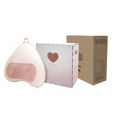 Physical Therapy Health Care Household Back Cushion 2024 Products Trending Heart Shape Whole Body Massage Pillow Machine in Pink