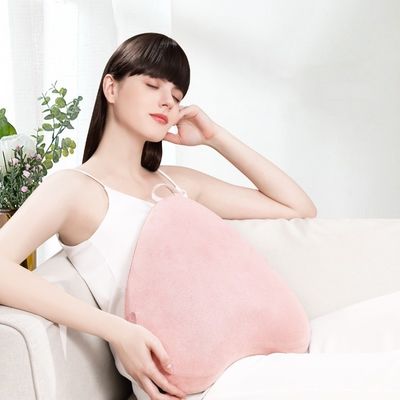 Physical Therapy Health Care Household Back Cushion 2024 Products Trending Heart Shape Whole Body Massage Pillow Machine in Pink