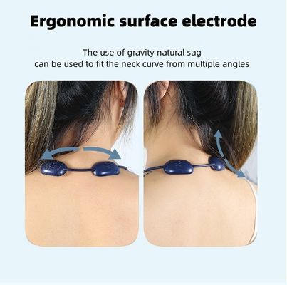Massage Area 2024 Smart Electric Pulse Mini Neckband Therapy Massager for Neck Protection and Customized Logo Availabled