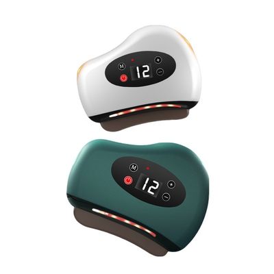 Body Massage Equipment Intelligent Facial Bianstone Massage Needle Stone Electric Scraping Instrument with Hot Compress