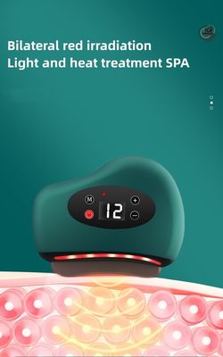Body Massage Equipment Intelligent Facial Bianstone Massage Needle Stone Electric Scraping Instrument with Hot Compress