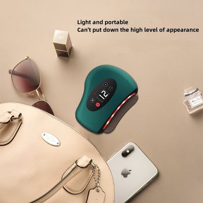 Body Massage Green Electric Guasha Scraping Massager for Physiotherapy Health Care Dredge Meridian Treatment Relax Tool