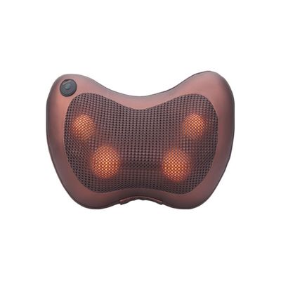 Beige Infrared Heat Compress Household Electric Cervical Massage Pillow for Body Massage Spa