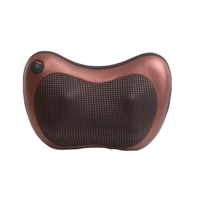 Beige Infrared Heat Compress Household Electric Cervical Massage Pillow for Body Massage Spa