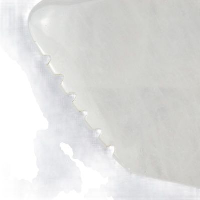Body Massager Gua Sha Facial Scraping Board White Jade Stone Guasha Tool for Face and SPA Acupuncture Massage Equipment