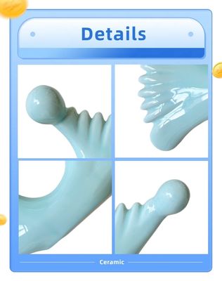 Muscle Massage Ceramic Gua Sha Board Anti Cellulite Therapy Machine for Blue Facial Massage Tools