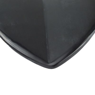 2024 Heart Shape Natural Black Bian Stone Gua Sha Scraping Massage Tool for Lymphatic Drainage Muscle Massage Function