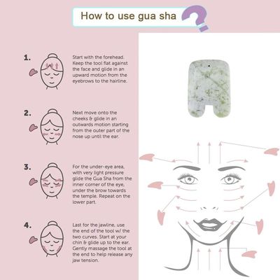 2024 Full-body Massage Skin Tightening Tool Natural Gemstone Guasha for Facial and Body Rejuvenation
