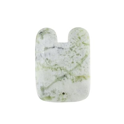 Facial Beauty Massage Tool 2024 U Shape Natural Xiuyan Jade Gua Sha Scraping Board with Muscle Massage Function