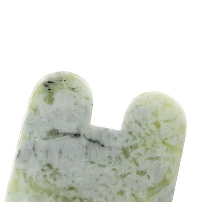 Facial Beauty Massage Tool 2024 U Shape Natural Xiuyan Jade Gua Sha Scraping Board with Muscle Massage Function