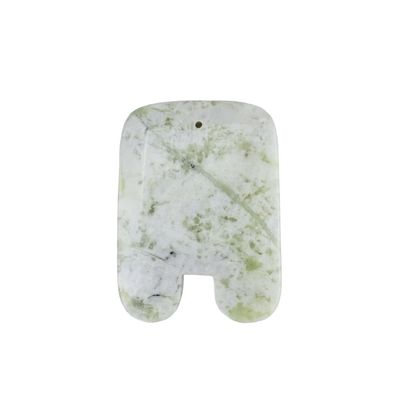 Facial Beauty Massage Tool 2024 U Shape Natural Xiuyan Jade Gua Sha Scraping Board with Muscle Massage Function