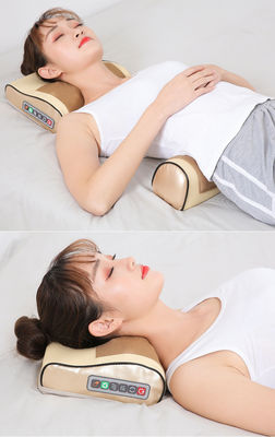 2023 Design Body Massage Shiastu Vibrating Heating Electric Back Massager Pillow With Heat Infrared Physiotherapy Function
