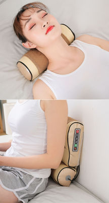 2023 Design Body Massage Shiastu Vibrating Heating Electric Back Massager Pillow With Heat Infrared Physiotherapy Function