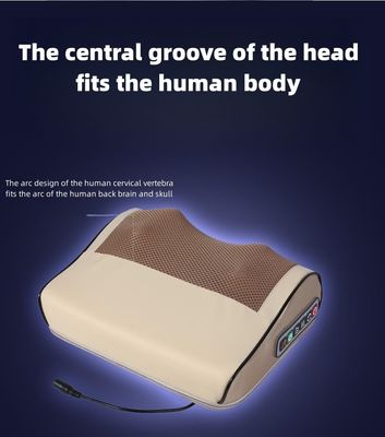 Body Massage Pillow for Home Manual-Wired Control Cervical Massager Neck Massager Heating Shoulder Neck Waist Whole Body