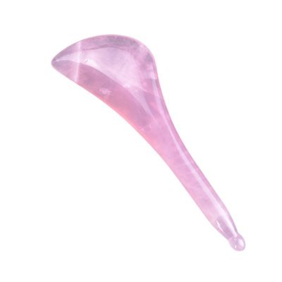 2024 Popular Body Massage Equipment Rose Quartz Guasha Acupressure Reflexology Pen Acupuncture Therapy Gua Sha Tool