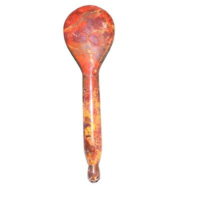 Red Mookaite Jade Gua Sha Stick for Hand-Held Facial Massage and Reflexology Stone Massage