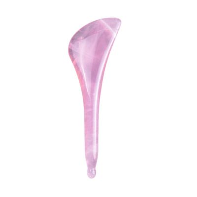 Body Massage Tool Rose Quartz Gua Sha Pen Avaiable Logo for Facial and Eye Acupuncture Stick