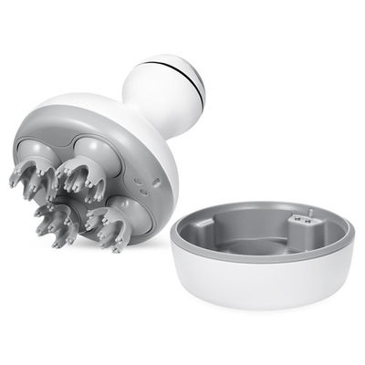 Customized Logo Availabled Mini Handheld Vibrating Body Massager Device for Head Massage Area in White Appearance