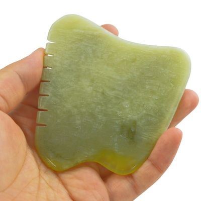 OEM And ODM Natural Xiuyan Jade Facial Guasha Massage Tools for Body Massage Equipment