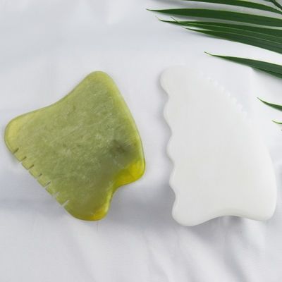 OEM And ODM Natural Xiuyan Jade Facial Guasha Massage Tools for Body Massage Equipment