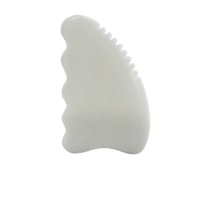 Massage Tool Natural White Jade Stone Gua Sha Scraping Board for Body Massager Facial Beauty Anti-aging Skin Care Tool