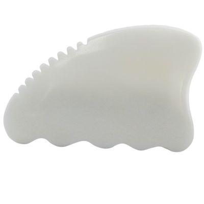 Massage Tool Natural White Jade Stone Gua Sha Scraping Board for Body Massager Facial Beauty Anti-aging Skin Care Tool