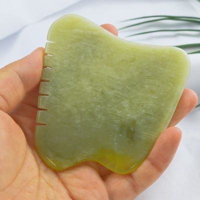 Say Goodbye to Muscle Tension and Hello to Radiant Skin with Xiuyan Jade Gua Sha Scraping Board