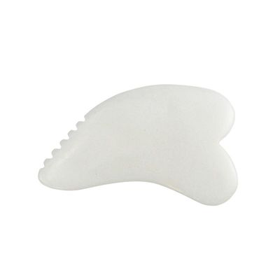 Body Massager Gua Sha Scraping Massage Tool White Jade Guasha Board Scraper Natural Jade Stone