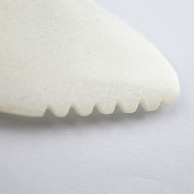 Body Massager Gua Sha Scraping Massage Tool White Jade Guasha Board Scraper Natural Jade Stone