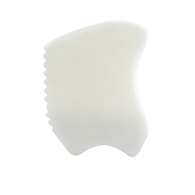 Body Massage Tool with Natural White Jade Stone Gua Sha Scraping Board Guasha Facial Spa Skin Care Beauty Salon