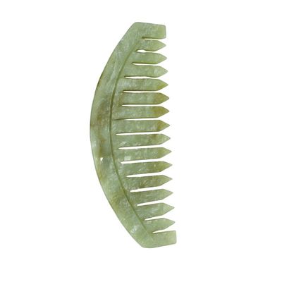 Xiuyan Jade Massage Comb for Gua Sha Scraping Face and Head Care Relaxing