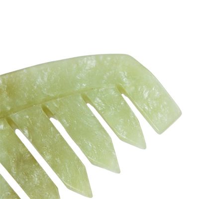 Xiuyan Jade Massage Comb for Gua Sha Scraping Face and Head Care Relaxing