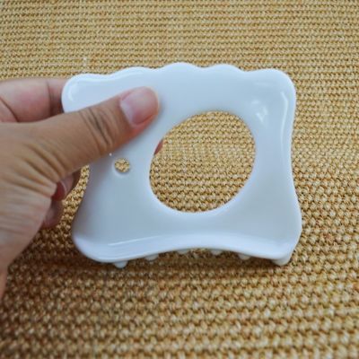 Professional Grade Ceramic Gua Sha Scraping Massage Tool for V-face Lifting and Lymphatic Drainage