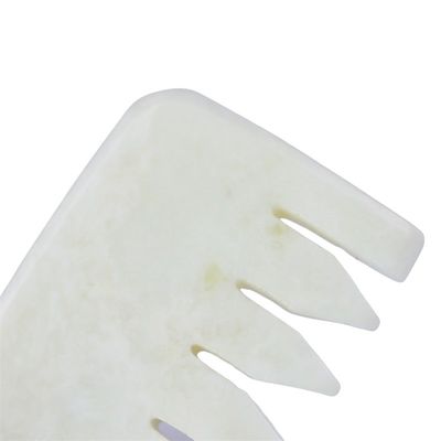 Xiuyan Jade Comb Median Scraping Massage Comb for Muscle Massage and Natural Jade Stone Guasha Scalp Comb