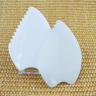 2024 Afghanistan White Jade Gua Sha Scraping Board Customized Logo Availabled for Muscle Massage and Skin Health Care