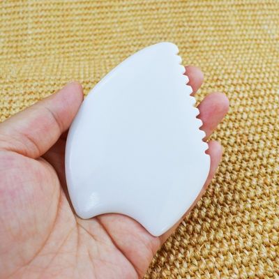 White Jade Gua Sha Scraping Massage Board for Customized Logo Availabled Facial Spa Massager The Ultimate Health Care Tool