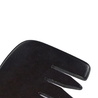 2024 Mini Natural Black Bian Stone Gua Sha Hair Scalp Massage Comb for Face Body Scrapper Massager Tool