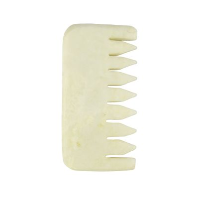 2024 Trending Natural Jade Xiuyan Jade Gua Sha Comb for Head Spa Scalp Massage Function Muscle Massage